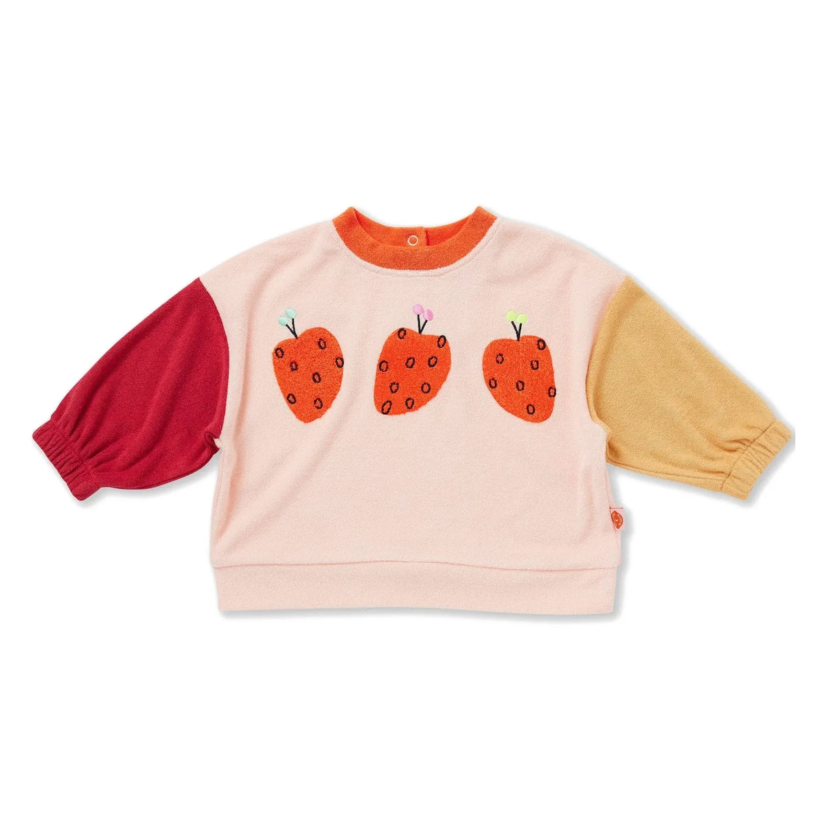 Halcyon Nights - Strawberry Terry Sweatshirt | Pale Pink