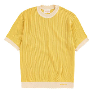 Bobo Choses - Organic cotton openwork sweater | Yellow