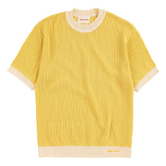 Bobo Choses - Organic cotton openwork sweater | Yellow