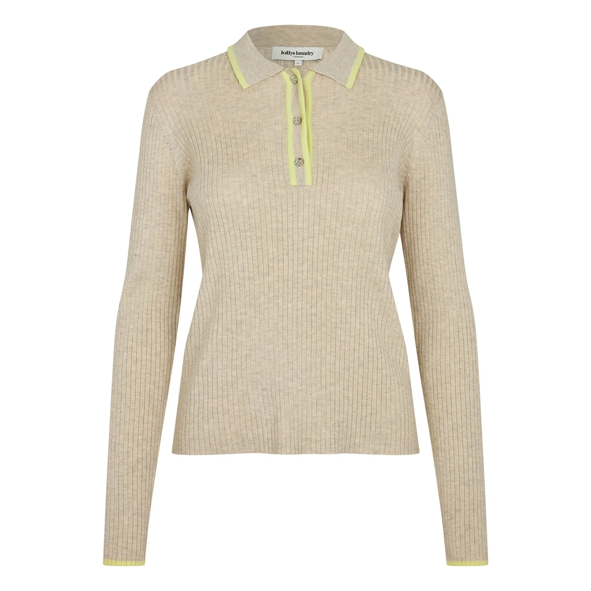 Lollys Laundry - Polo Julio Sweater | Beige