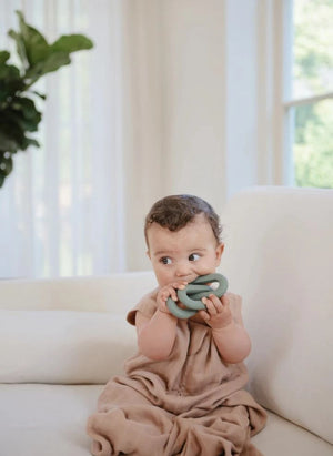 Mushie - Lightweight sleeping bag, made of organic cotton | Powder Pink