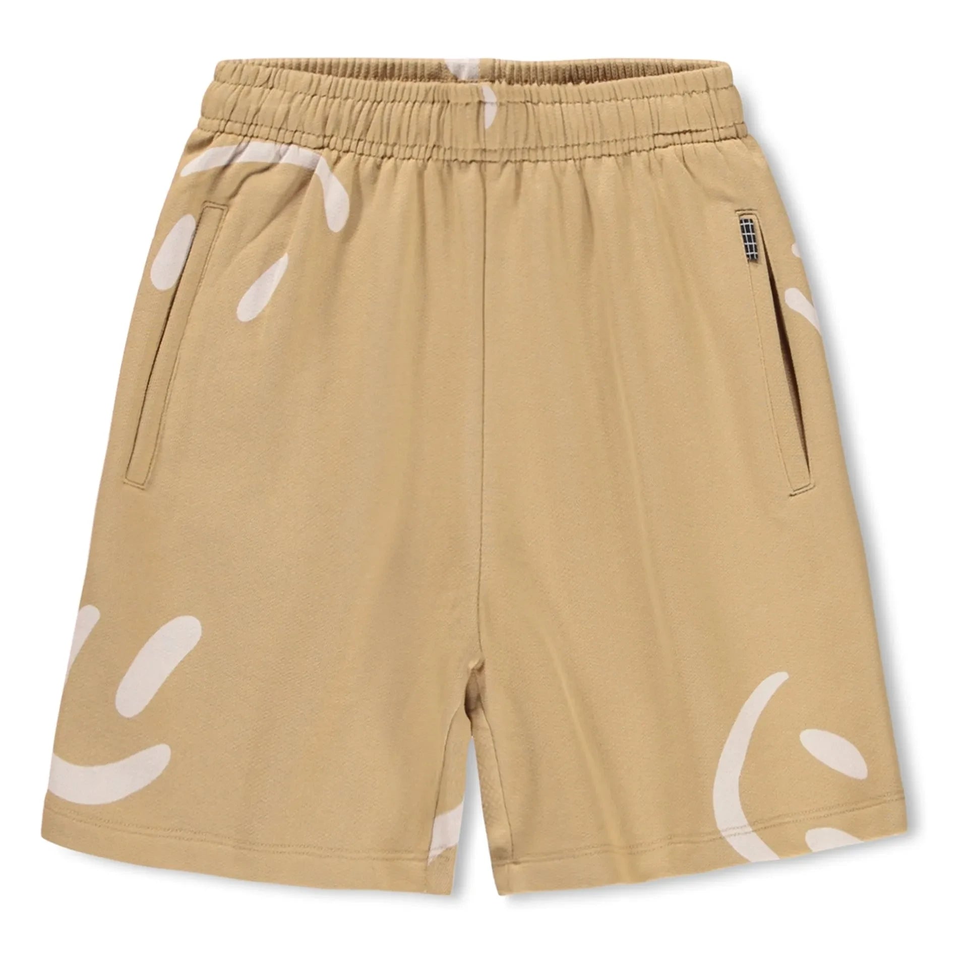 Molo - Amil Smiles Organic Cotton Shorts | Beige