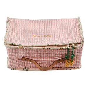 Emile et Ida - Small Vichy storage box | Pink