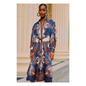 Farm Rio - Arabesque Dress | Blue