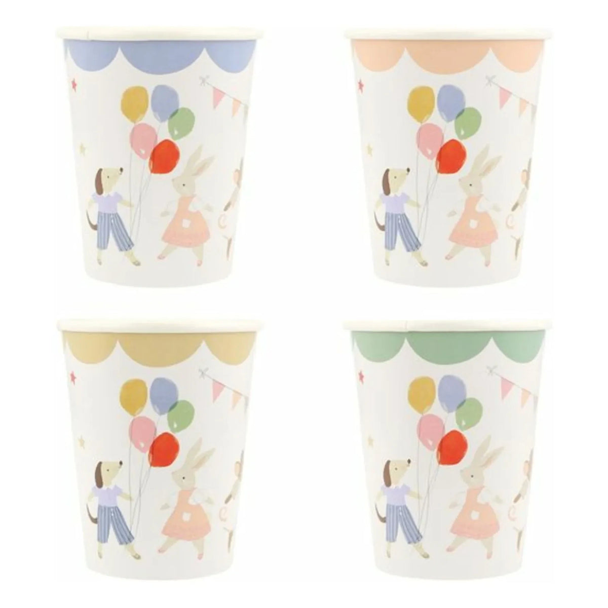 Meri Meri - Animal Friends Birthday Cups - Set of 8