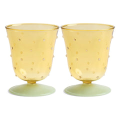 &Klevering - Dot Cups - Set of 2 | Yellow