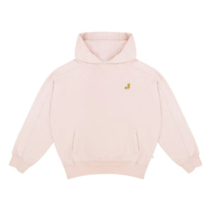 Jenest - Taka organik pamuklu kapüşonlu sweatshirt | Açık Pembe