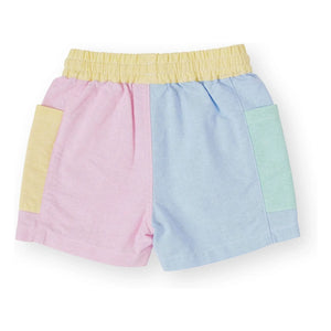 Goldie + Ace - Color-Blocked Shorts | Pink