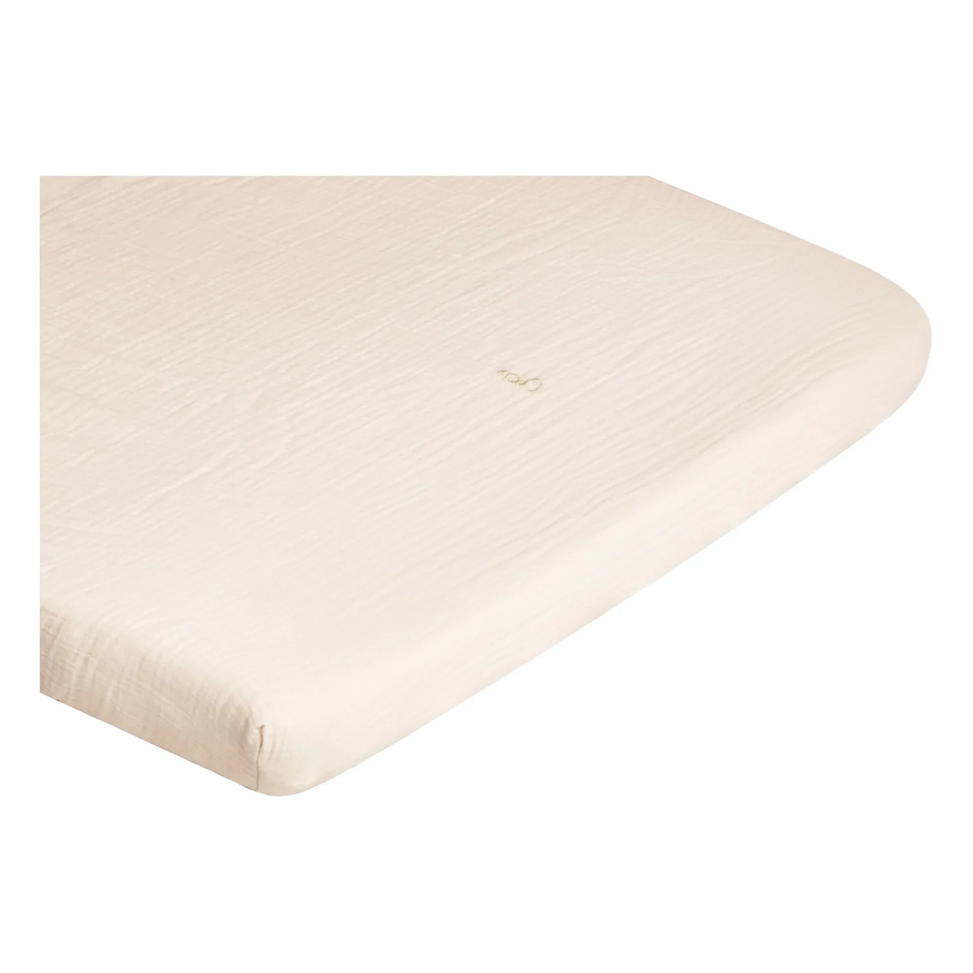 garbo&friends - Cotton Muslin Fitted Sheet | Sand