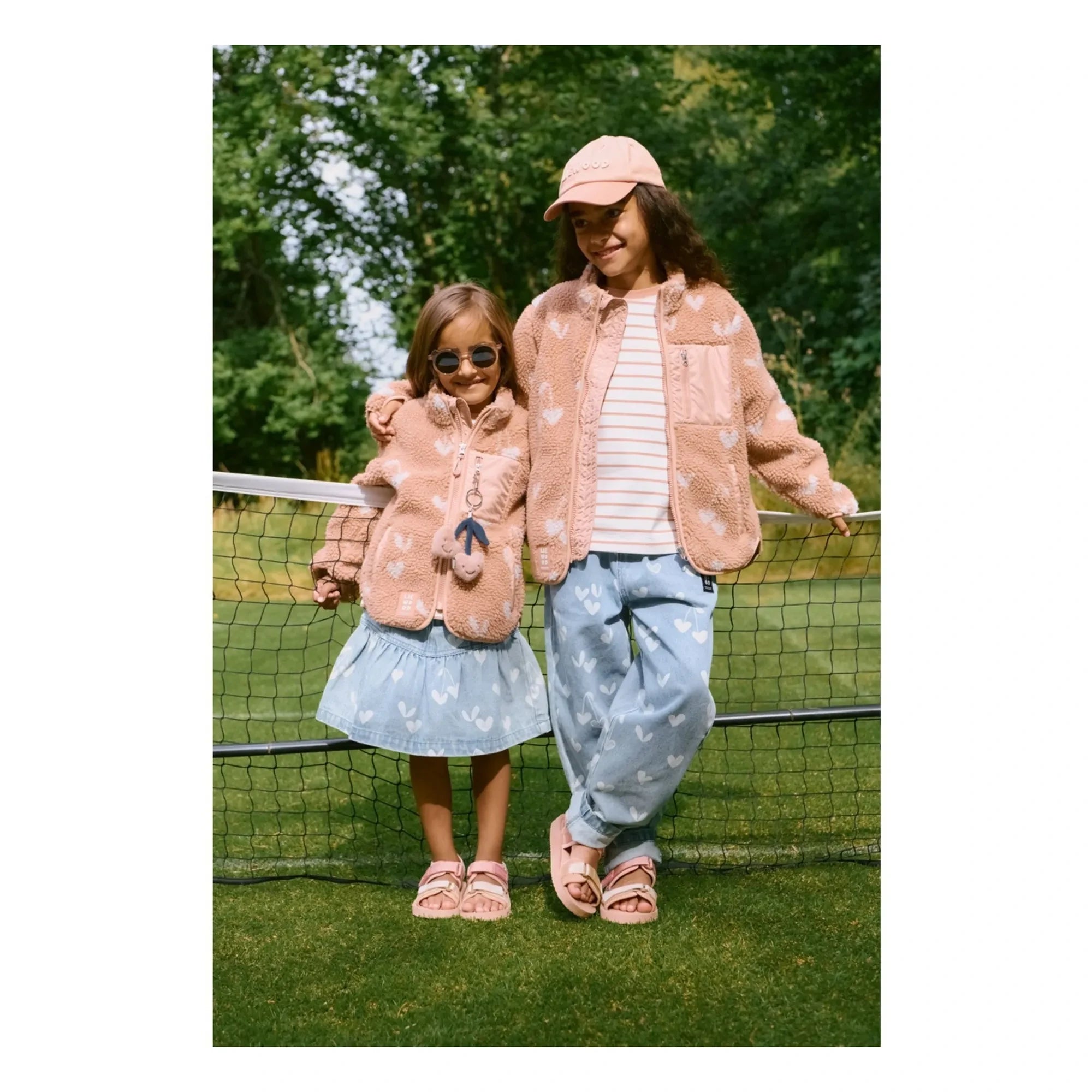 Liewood - Dayla Denim Skirt with Hearts | Light Blue