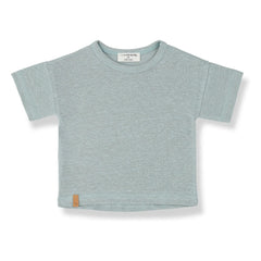 1+ in the family - Ermadas Linen T-Shirt | Green water