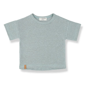 1+ in the family - Ermadas Linen T-Shirt | Green water