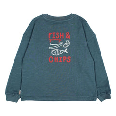 Búho - Chips Organic Cotton T-shirt | Sky Blue