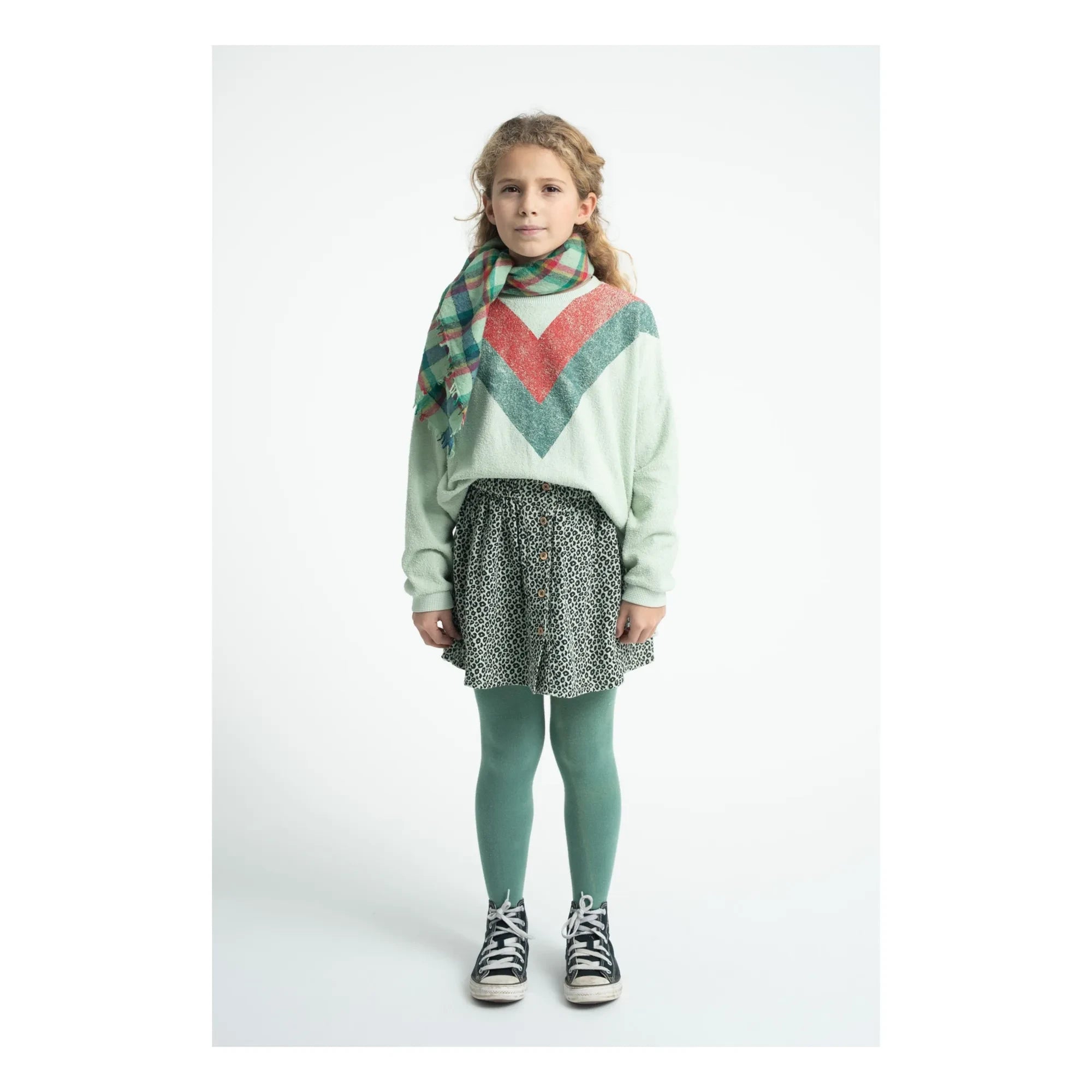 Piupiuchick - Organic Cotton Terry Sweatshirt | Green