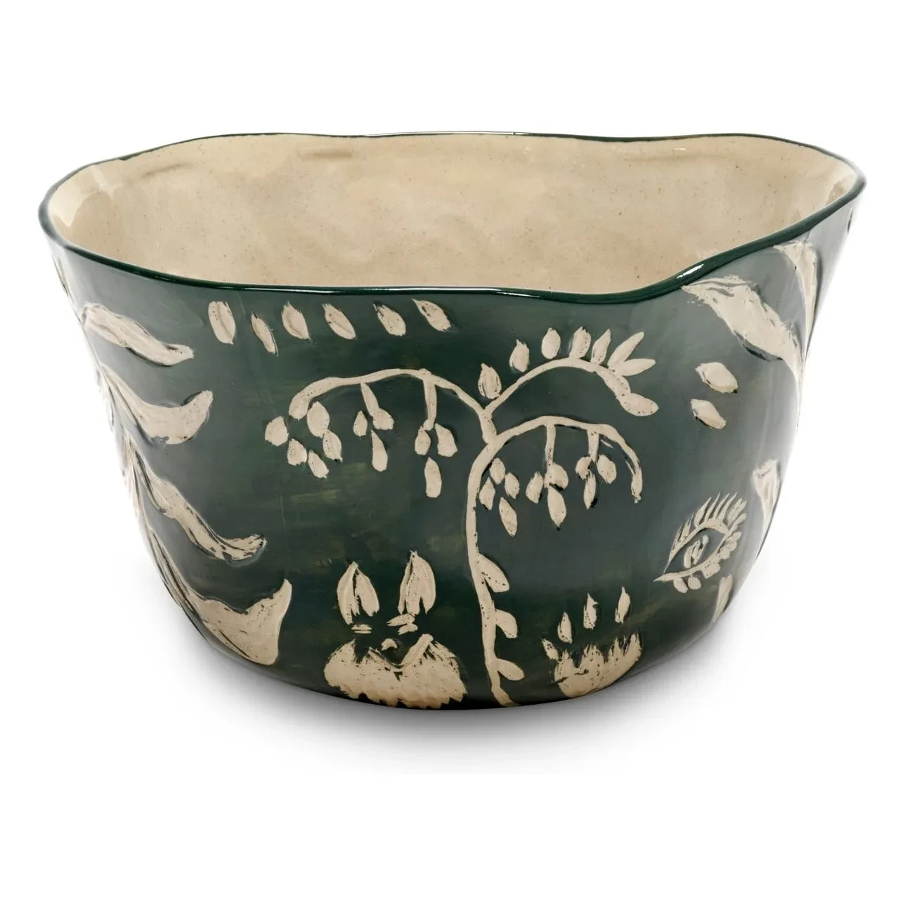 Serax - Terres de rêves salad bowl | Dark Green