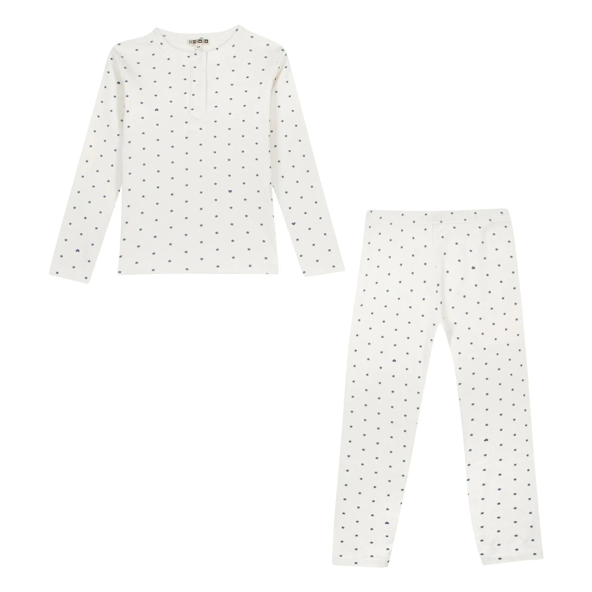 Bonton - Star Print Pajamas | Blue