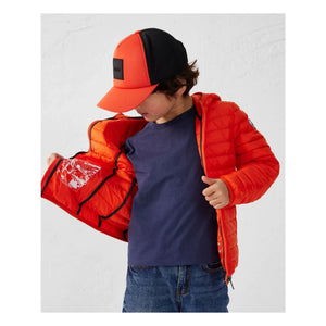 Jott - Hugo Hooded Puffer Jacket | Coral