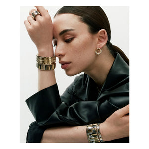 Sigal - Klik Earrings | Gold/Silver