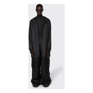 Rains - Unisex Long Waterproof Wax Coat | Black