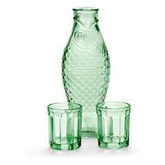 Serax - Fish & Fish Decanter and Glass Set | Green