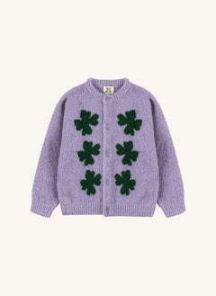 Jelly Mallow - Lucky Clover hırka | Mor