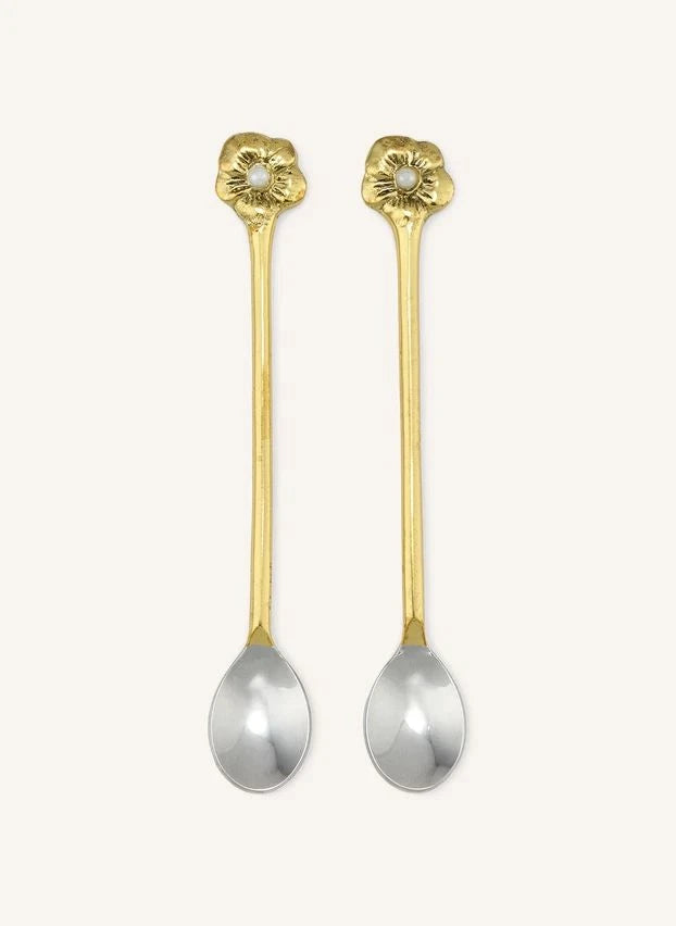 Doing Goods - Zoey Tea Spoons - Set of 2 | Gold