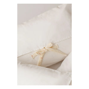 Soft Spot - Organic Cotton Ribbed Quilted Blanket | Ecru