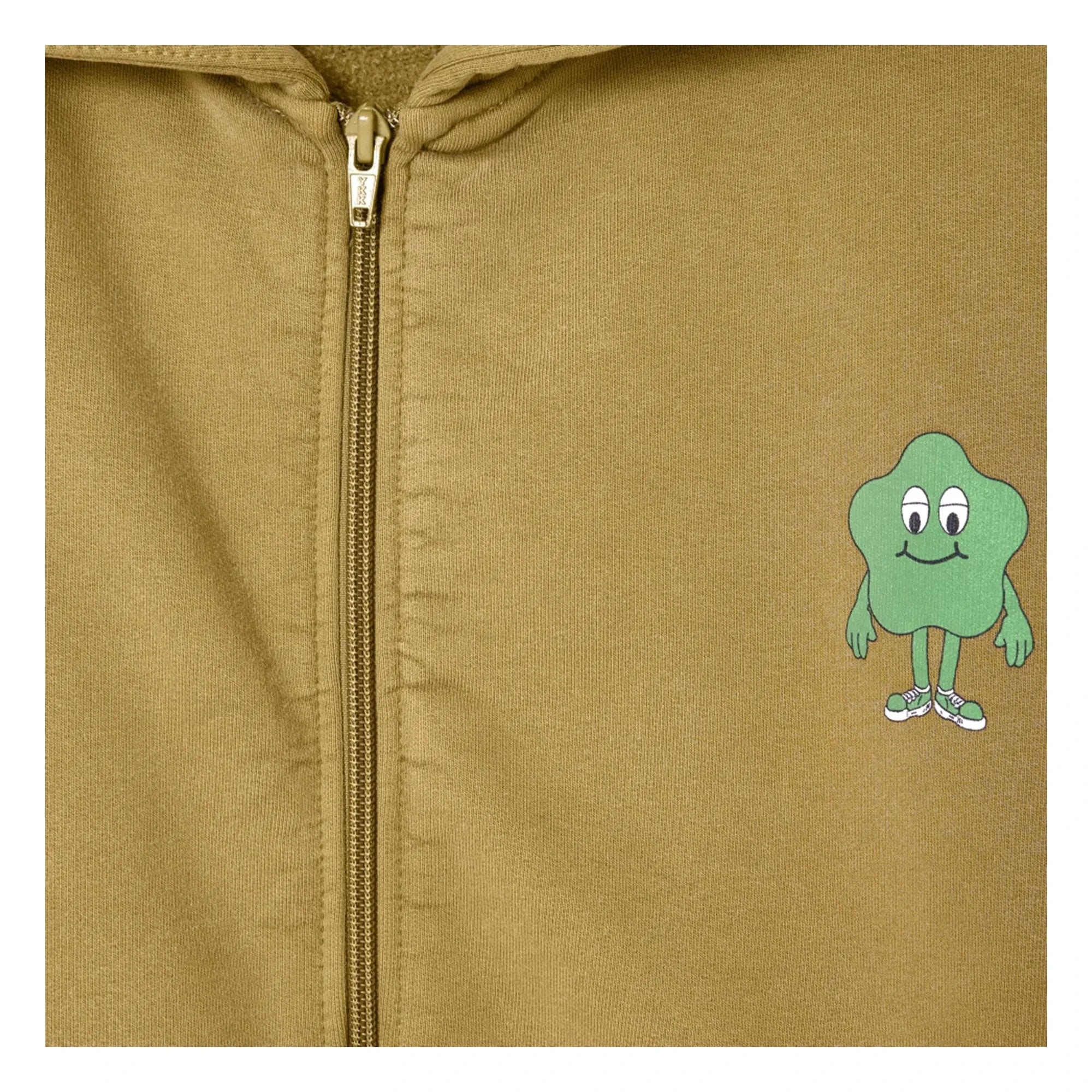 American Vintage - Zoky Zip-up Sweat Organic Cotton | Camel
