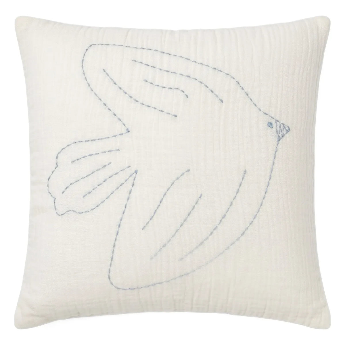 Editions Aimable - Hector Bird Cushion | Ivory Gauze