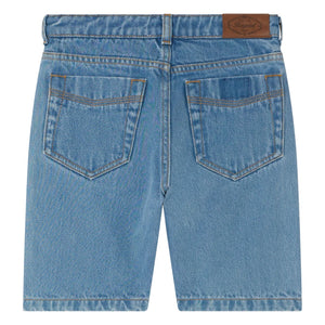 Bonpoint - Elvio Denim Bermuda Shorts Organic Cotton | Blue
