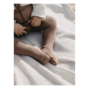 Silly Silas - Organic Cotton Overalls Tights | Hazel
