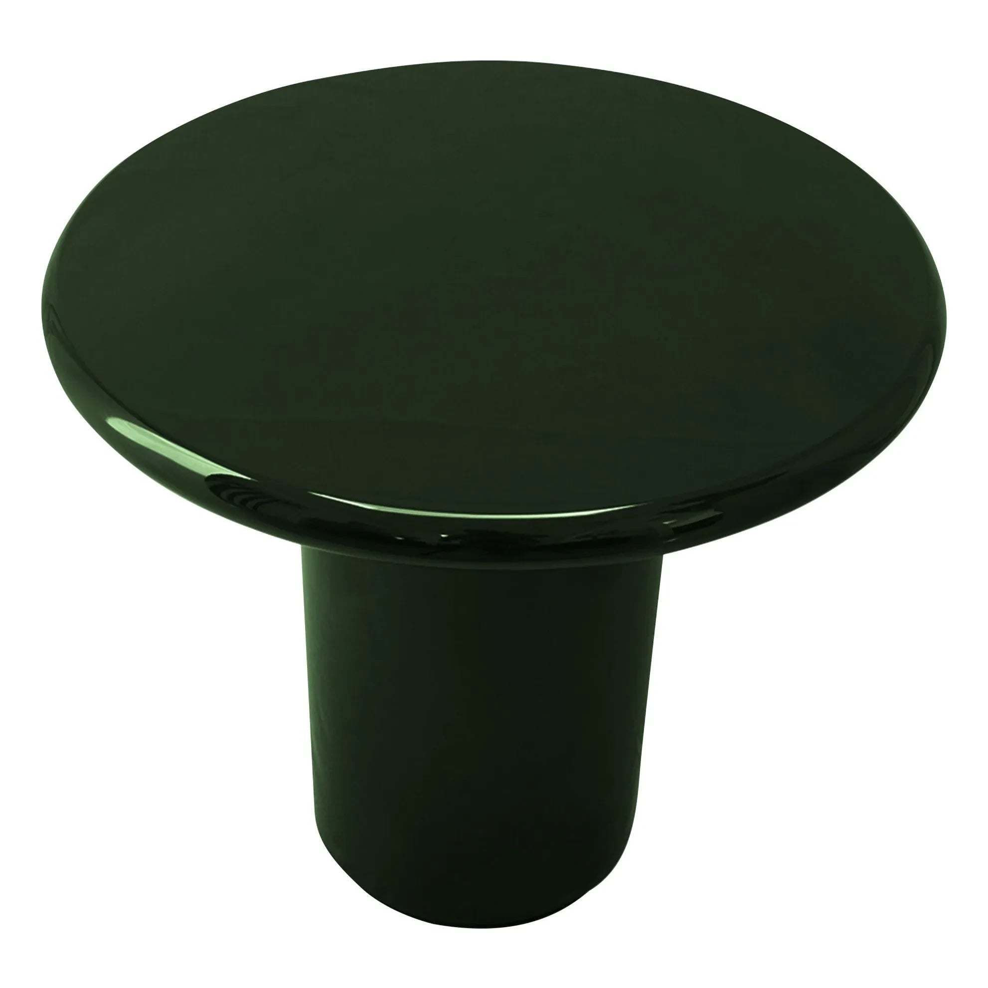 House of Capricorn - Amendoeira lacquered wood side table | Green