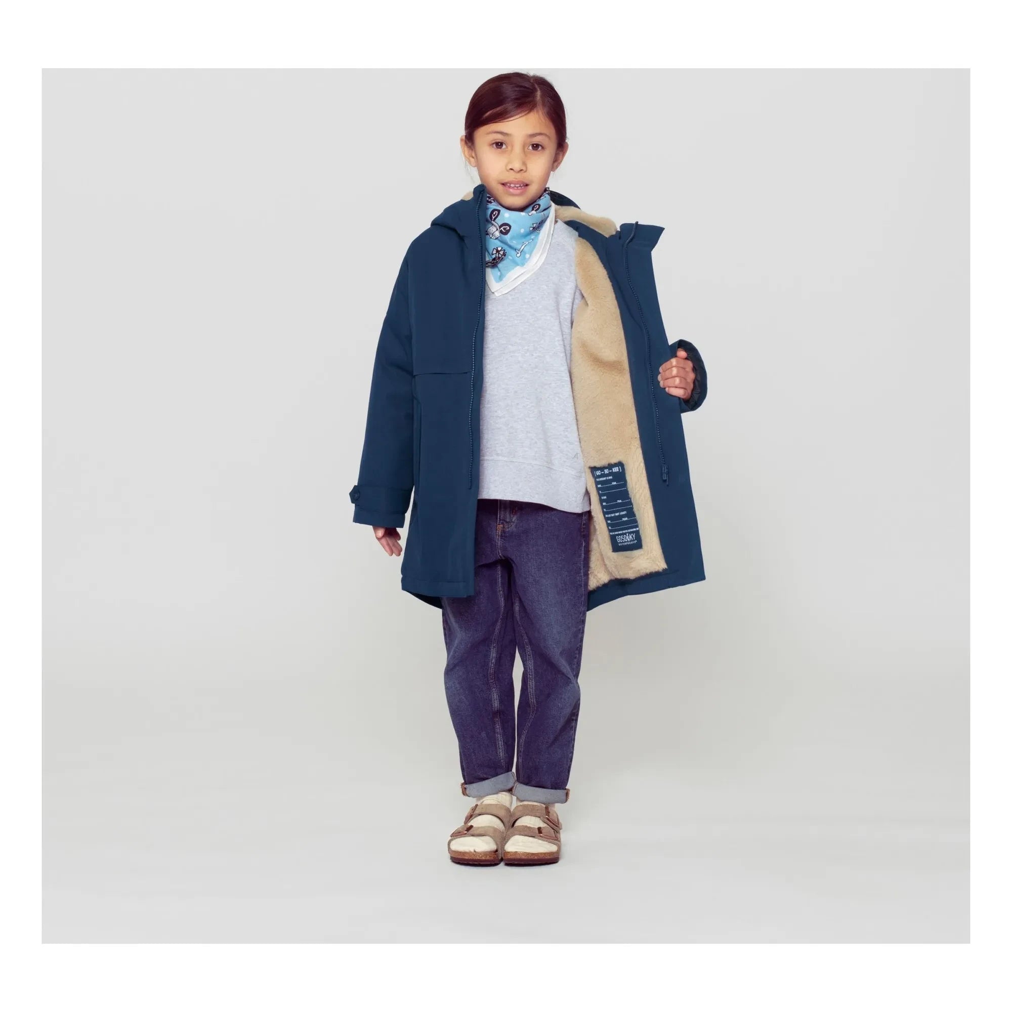 Gosoaky - Desert Fox Waterproof Parka | Navy Blue