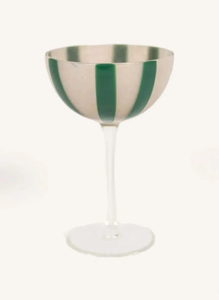 Olsson & Jensen - Ziggy Cocktail Glasses - 4-piece Set | Green