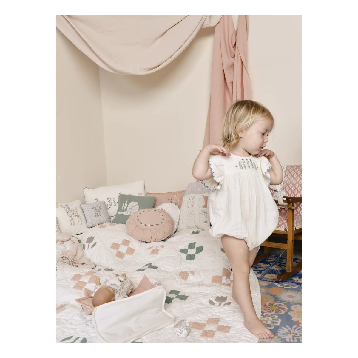 Editions Aimable - Brown romper | İvory Gazlı