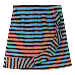 Beachlife - Ribbed Striped Swimsuit Skirt | Light Blue