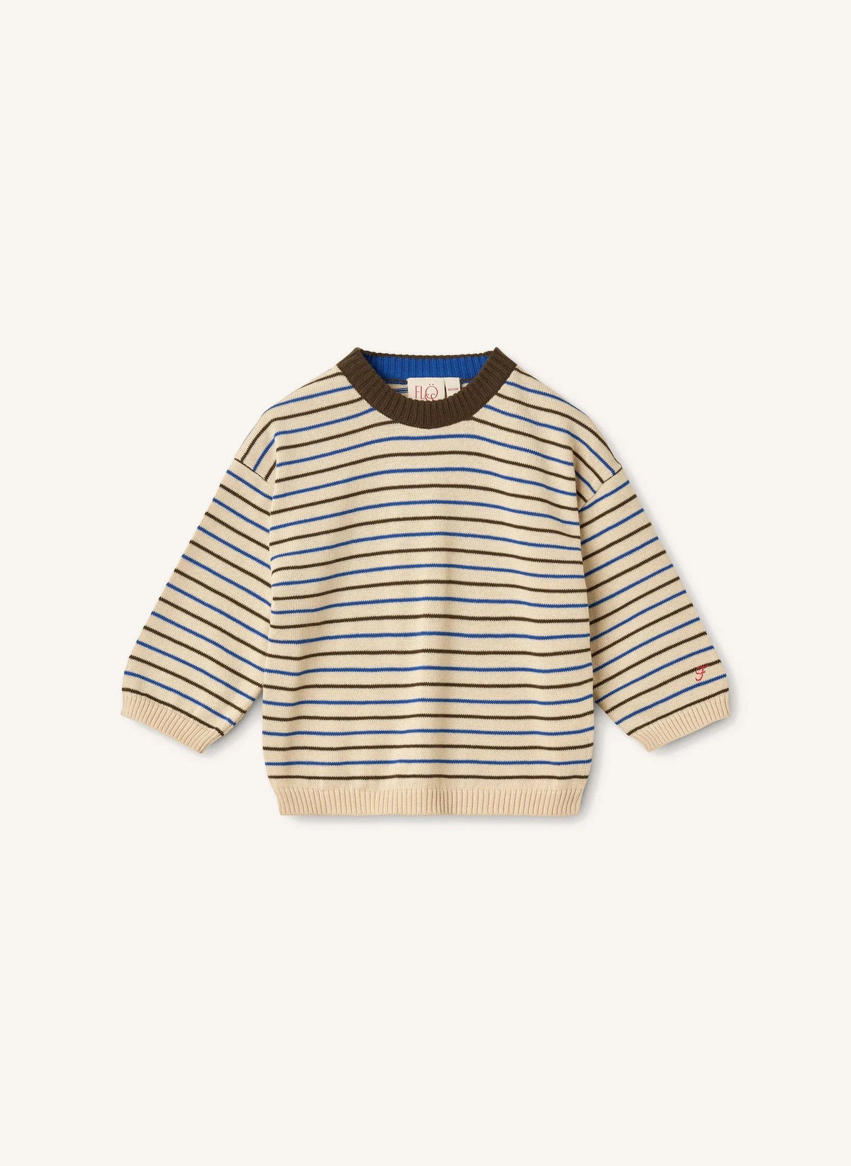 Flöss - Storm Striped Sweater | Cream