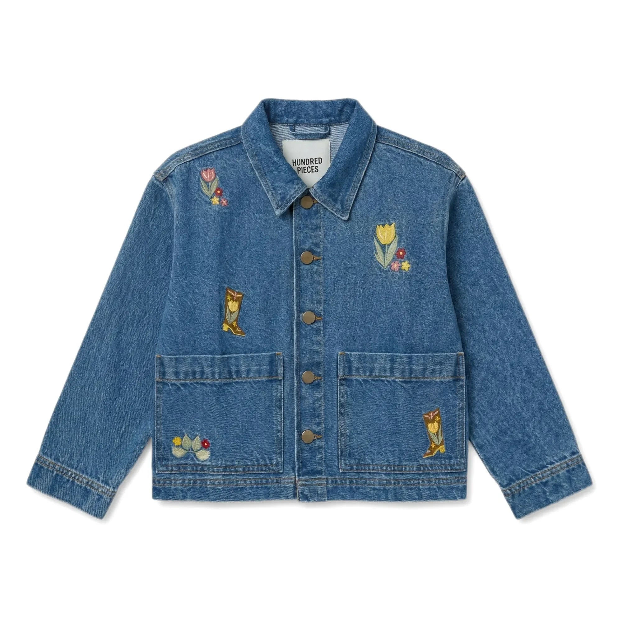 Hundred Pieces - Denim Mercury Jacket Boots | Blue