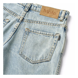 Molo - Aiden Organic Cotton Denim Pants | Light Blue