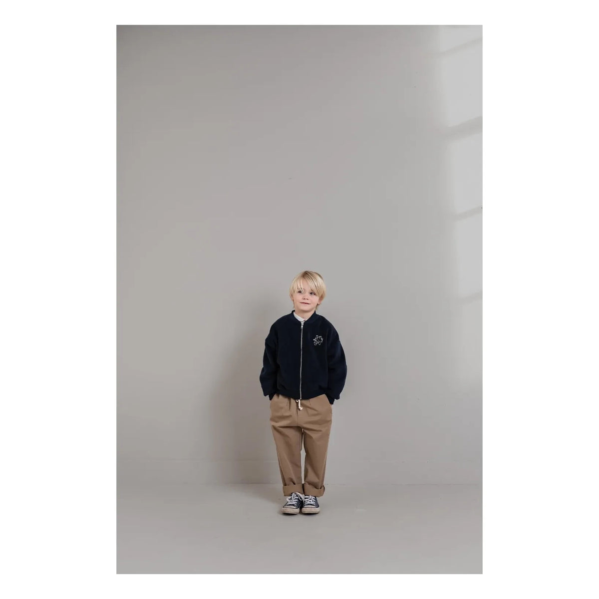 Jenest - Jimmy Zip Sweat | Navy