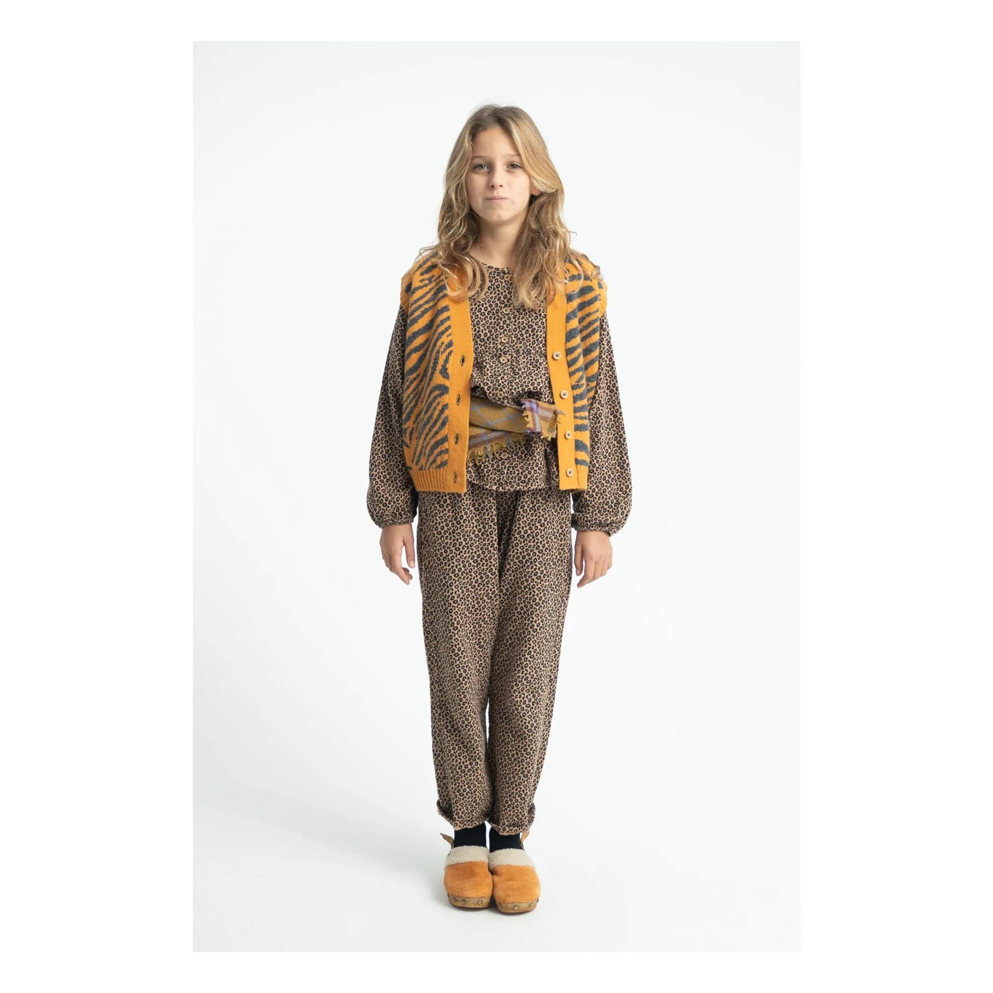 Piupiuchick - Sleeveless Zebra Vest | Orange