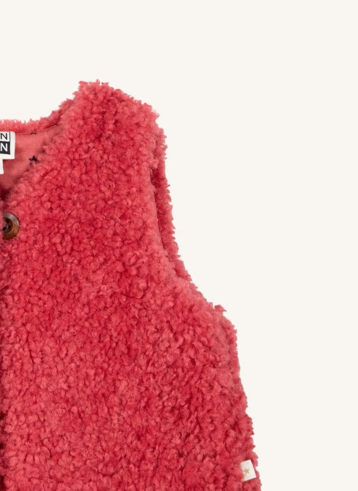 Bonton - Teddy Beti jacket | Framboise