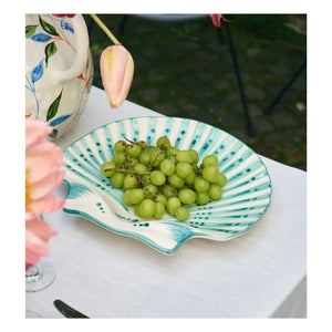 Anna + Nina - Oyster Plate | Green