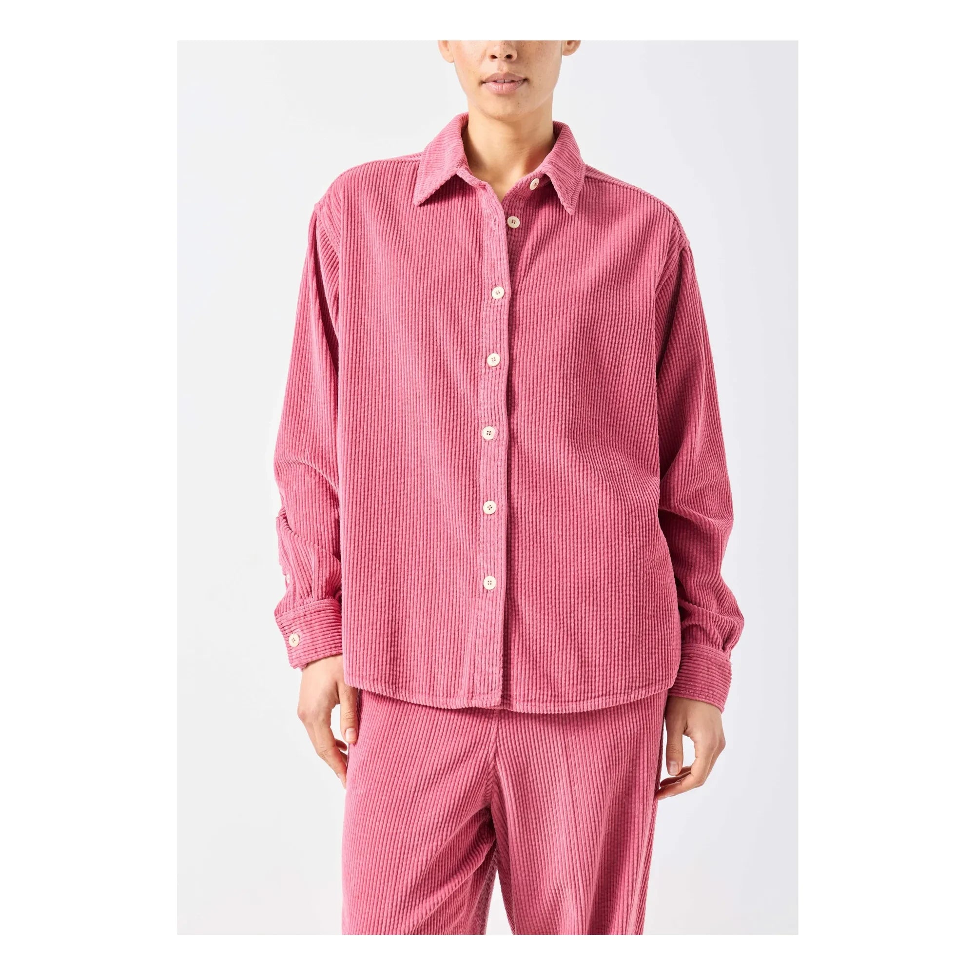 American Vintage - Padow Velvet Shirt Jacket | Rosewood
