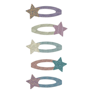 Mimi & Lula - Set of 5 Stellina Hair Clips | Blue