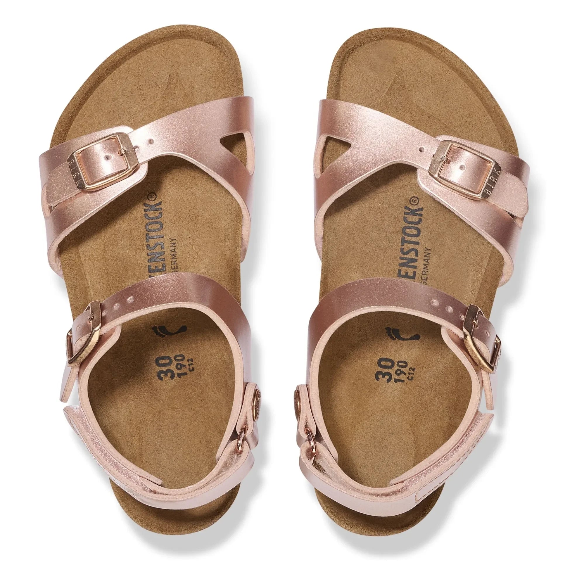 BIRKENSTOCK - Rio AS Kids Birko-Flor Girls' Sandals | Champagne Rosé