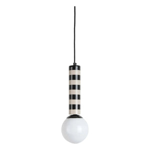 Present Time - Striped Pendant Lamp | Night Blue