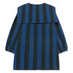 Tinycottons - Corduroy Striped Dress | Petrol Blue
