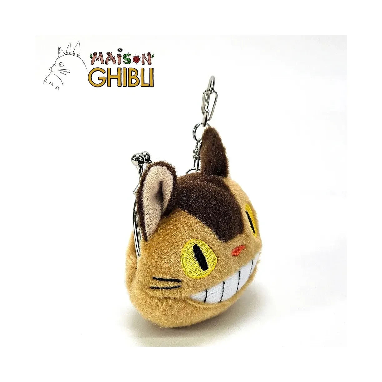 Maison Ghibli - Catbus Coin Purse Charm - My Neighbor Totoro | Orange