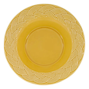 House of Capricorn - Wicker Soup Plate | Mustard